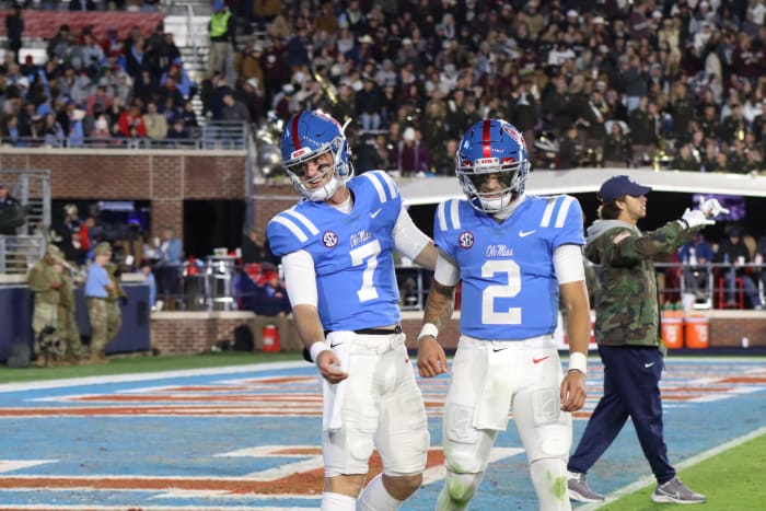 Matt Corral and Luke Altmyer  3